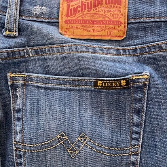 𝅺lucky Brand Sweet N Low Crop Jeans Size 6 - Picture 9 of 12